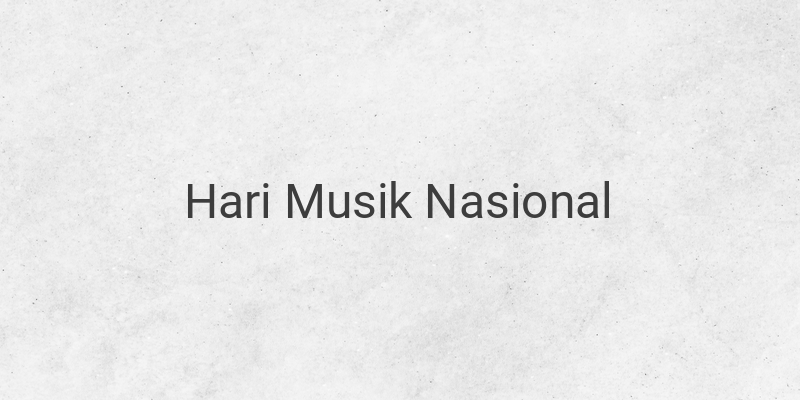 Link Download Twibbon Hari Musik Nasional pada 9 Maret