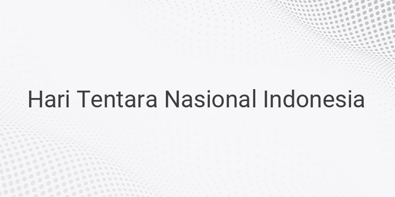 Link Download Twibbon Hari Tentara Nasional Indonesia pada 9 April