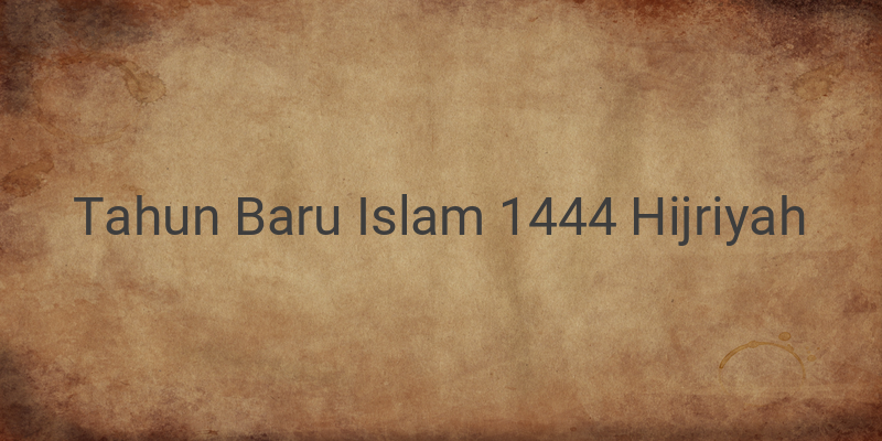 Link Download Twibbon Tahun Baru Islam 1444 Hijriyah pada 30 Juli 2022