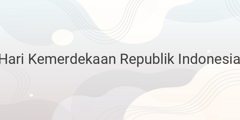 Link Download Twibbon Hari Kemerdekaan Republik Indonesia pada 17 Agustus