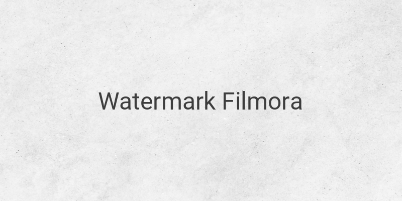 Cara Menghilangkan Watermark Filmora Tanpa Aplikasi