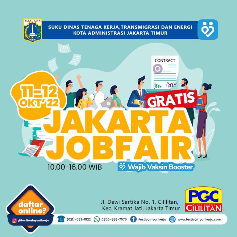 JAKARTA JOBFAIR 2022 di Jakarta Timur, Oktober