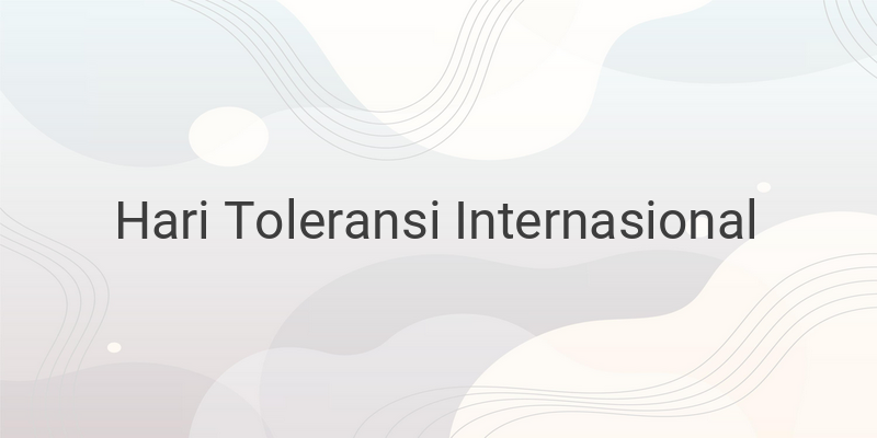Link Download Twibbon Hari Toleransi Internasional pada 16 November