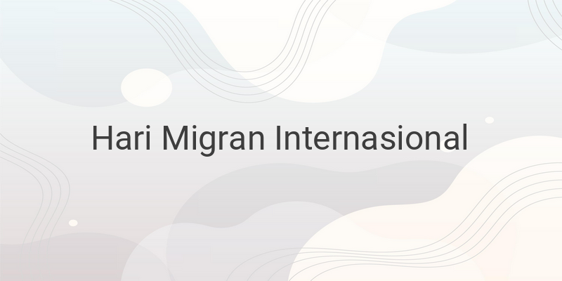 Link Download Twibbon Hari Migran Internasional pada 18 Desember