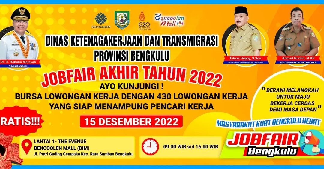 Jobfair 2022 Bengkulu