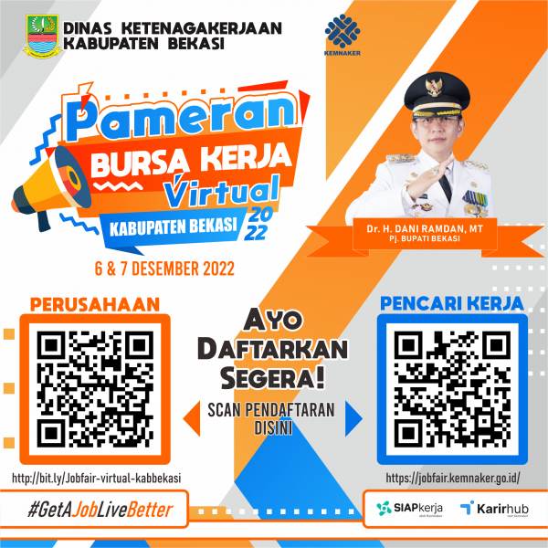 Pameran Bursa Kerja Virtual Kabupaten Bekasi