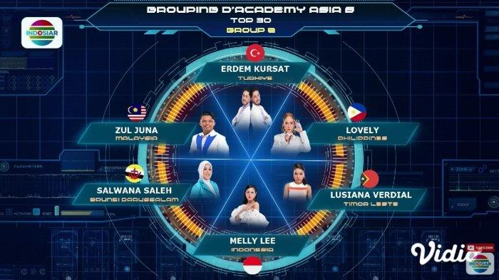 Jadwal Tayang D Academy Asia 6 Grup 2 Babak Top 30 Besar