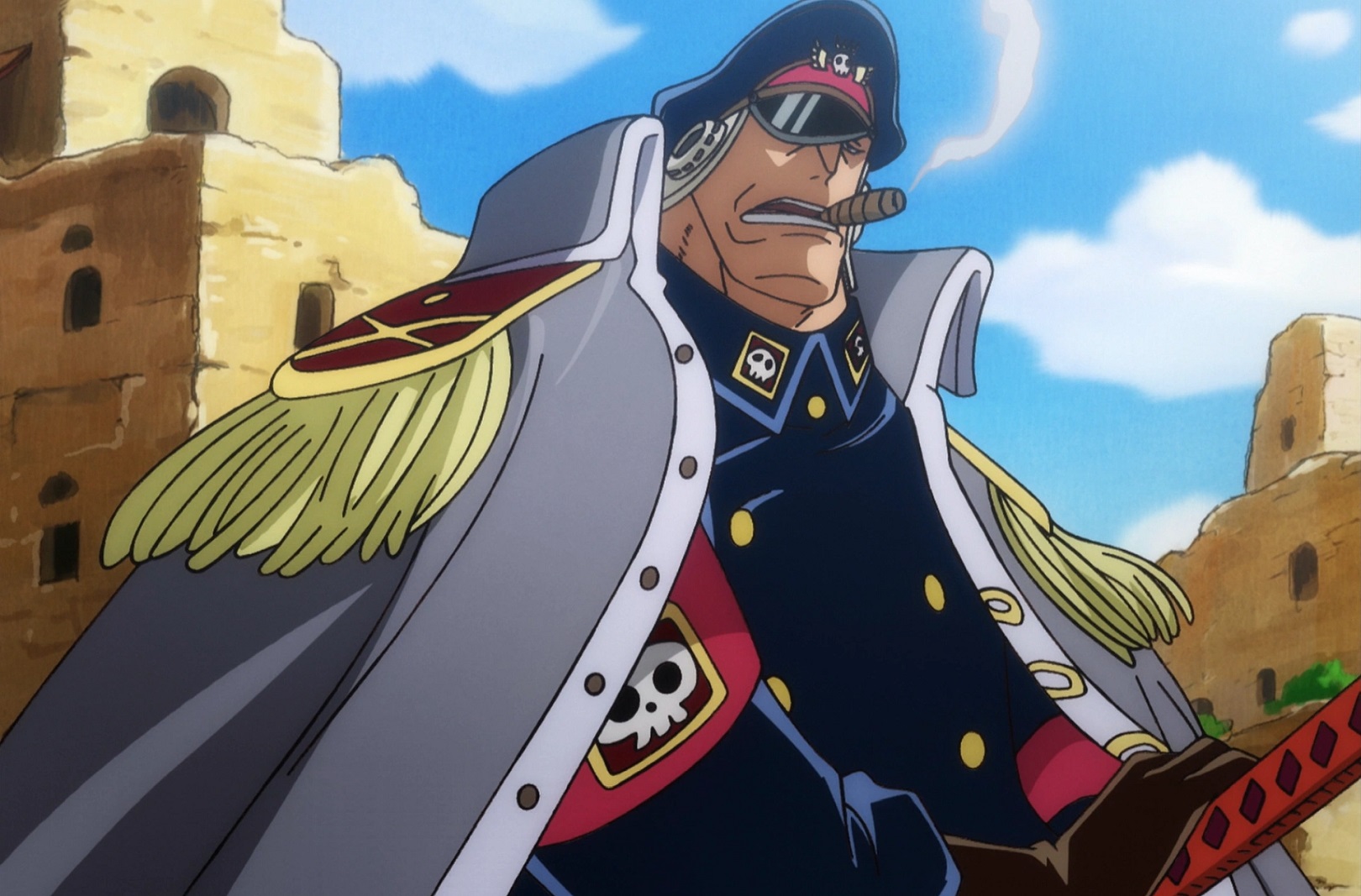 Pertarungan Dahsyat Shiryu melawan Monkey D. Garp di One Piece Chapter 1087