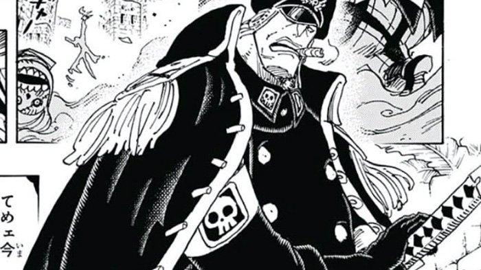 Konfrontasi Garp vs Blackbeard dalam Manga One Piece 1087