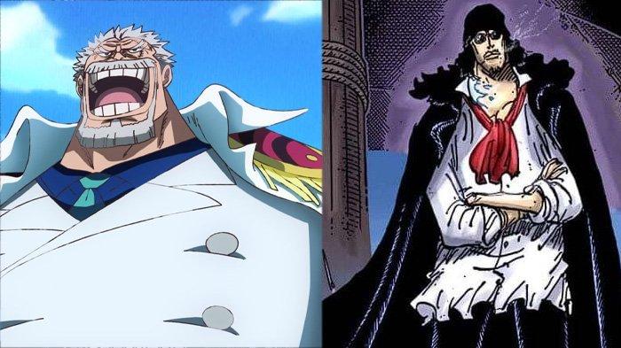 Duel Sengit antara Monkey D. Garp dan Kuzan dalam Manga One Piece 1087