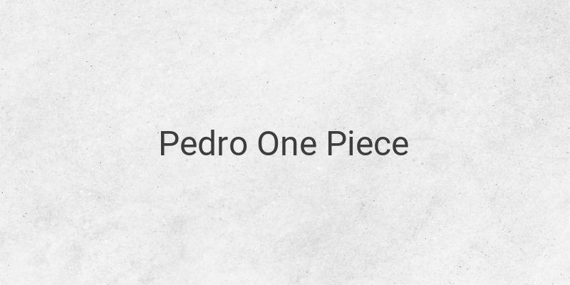 Pedro: Karakter Pemberani dan Penting dalam One Piece