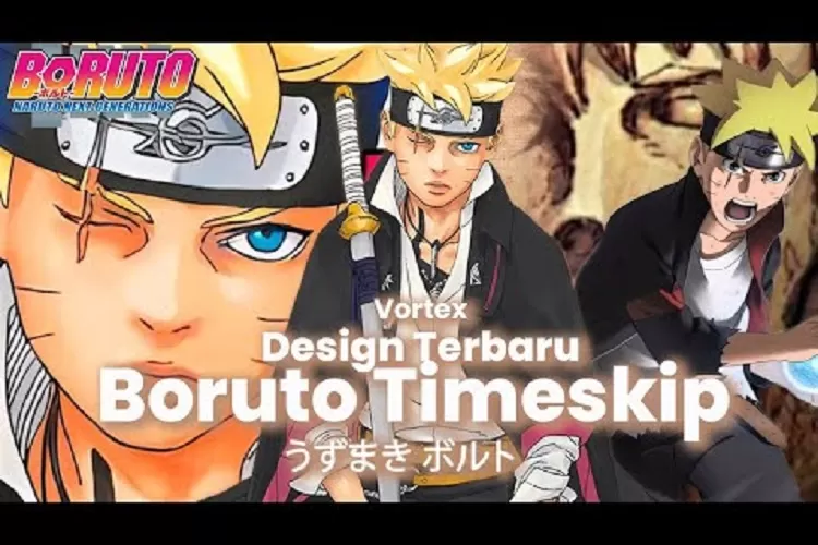 Desain Boruto Yang Semakin Dewasa dan Keren sebelum Timeskip Chapter 81 Two Blue Vortex