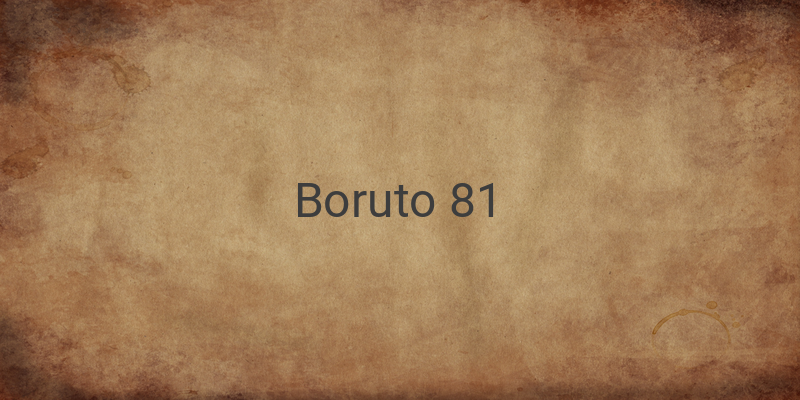 Karakter Baru Boruto: Desain Pakaian yang Populer dalam Chapter 81