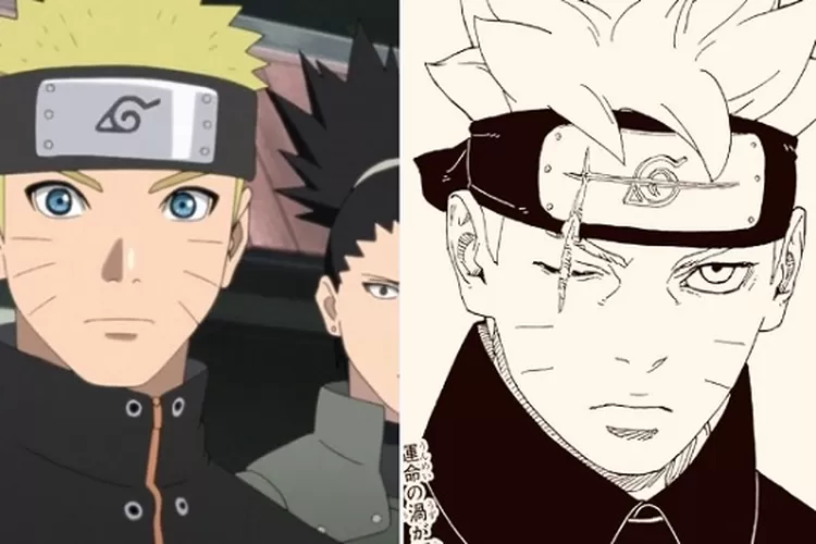 Perbedaan Penampilan dan Sifat Boruto dan Naruto dalam Anime Boruto