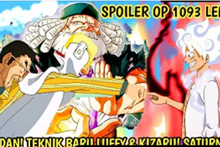 Pertarungan Seru di One Piece Chapter 1093: Luffy Lawan Kizaru