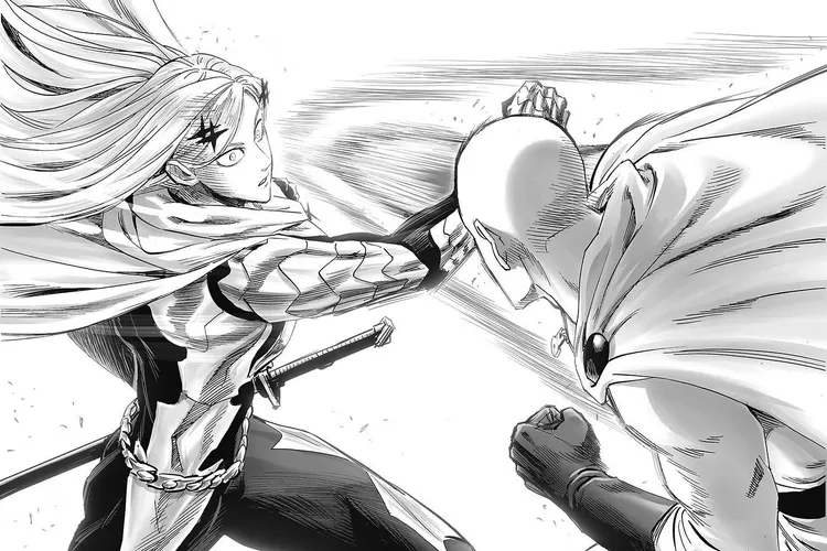 Pertarungan Saitama vs Flashy Flash dalam Bab 194 One Punch Man