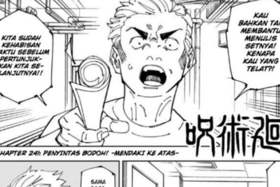 Perjalanan Takaba Fumihiko dalam Komedi: Manga Jujutsu Kaisen 241